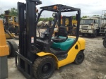 KOMATSU Side Shift and Triple Mast Used Forklift