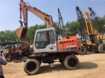 Hitachi Japan Used Wheel Excavator EX100WD Sale
